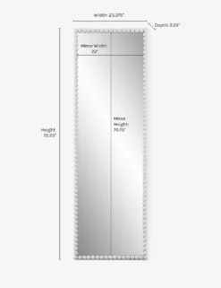 Whipple Full Length Mirror -KOKOLA Furniture Shop 09792 2 DIMS c37fe49d 9dbd 407c a777 cb9a79fe9249