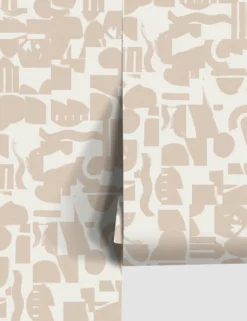 Organic Shapes Wallpaper By Sarah Sherman Samuel -KOKOLA Furniture Shop 33563OrganicShapesSSOSIV W 22 PRODUCT scaled