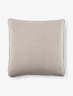 Antwerp Large Quilted Euro Sham By Pom Pom At Home -KOKOLA Furniture Shop AntwerpSham NaturalNEW