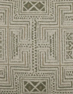 Azra Indoor / Outdoor Pillow By Sunbrella For Lulu And Georgia -KOKOLA Furniture Shop AzraOutdoorLumbarPillow CadetGreen A0655705B 1538 swatch scaled