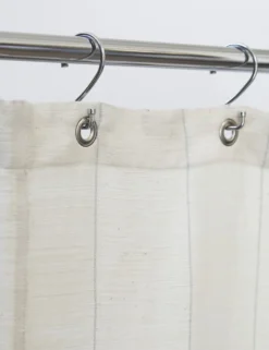 Karo Shower Curtain By Bolé Road Textiles -KOKOLA Furniture Shop BoleRoadTextiles KaroShowerCurtain Sable 6675 SITECROP