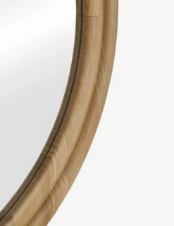 Bourdon Double-Framed Round Mirror -KOKOLA Furniture Shop BourdanRound Natural 4993