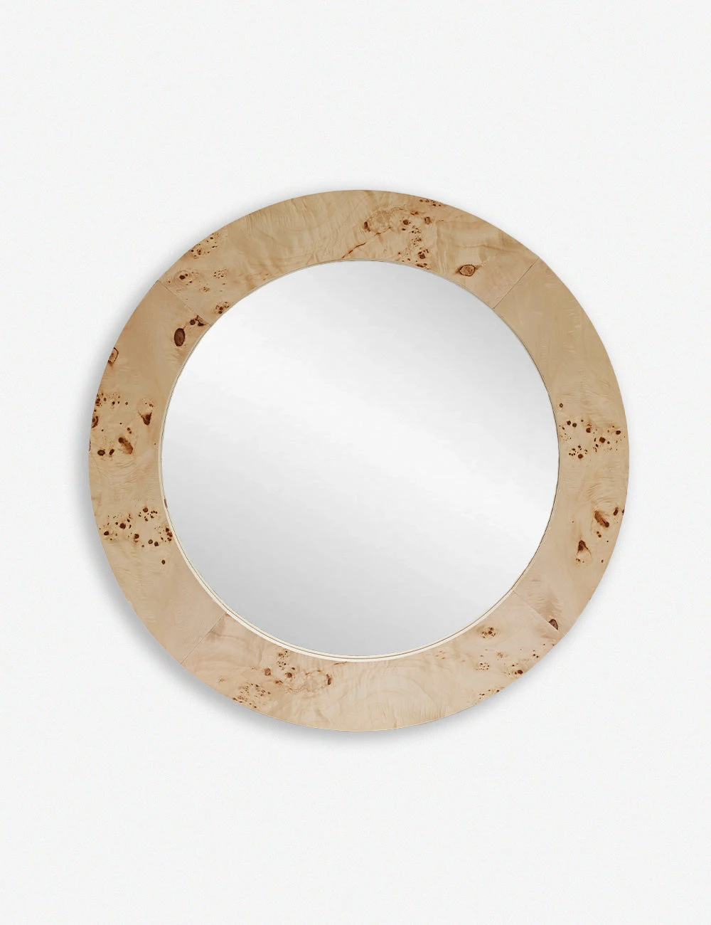 Bree Burl Wood Round Mirror 1 Bree Burl Wood Round Mirror