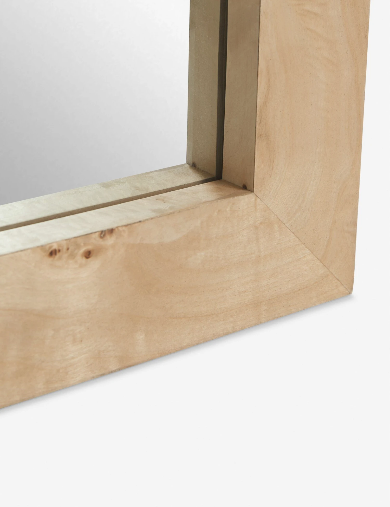 Bree Burl Wood Mirror 4 Bree Burl Wood Mirror - Image 4