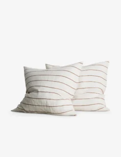 European Flax Linen Euro Pillowcases (Set Of 2) By Cultiver -KOKOLA Furniture Shop CULTIVER Cedar Stripe Euros 486c3a7f 8003 457a 8619 46f39af4d563 scaled