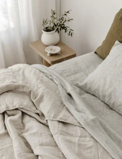 European Flax Linen Sheet Set By Cultiver 35 European Flax Linen Sheet Set By Cultiver -KOKOLA Furniture Shop CULTIVER Flat Sheet Pinstripe 3c7a33c4 c8e1 43ab bd8f 27d566676ee0 scaled