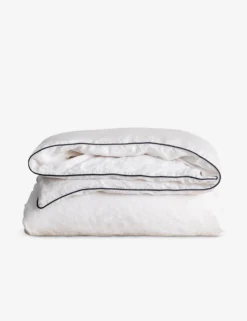 European Flax Piped Linen Duvet Cover By Cultiver -KOKOLA Furniture Shop CULTIVER Linen Duvet Cover White Navy 800 d2827557 e342 4b0f 86ef eda98069e298 scaled