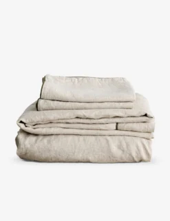 European Flax Piped Linen Sheet Set By Cultiver -KOKOLA Furniture Shop CULTIVER Piped Natural Forest Sheet Set c7560186 a2f2 42cd bc68 9a3bc3b2a389 scaled