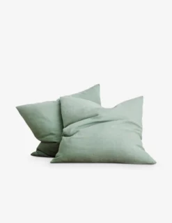 European Flax Linen Euro Pillowcases (Set Of 2) By Cultiver -KOKOLA Furniture Shop CULTIVER Sage Euros 3c7be7c1 56a3 4e70 a5bf 74aa85ebf64a scaled