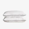 European Flax Piped Linen Pillowcases (set Of 2) By Cultiver
