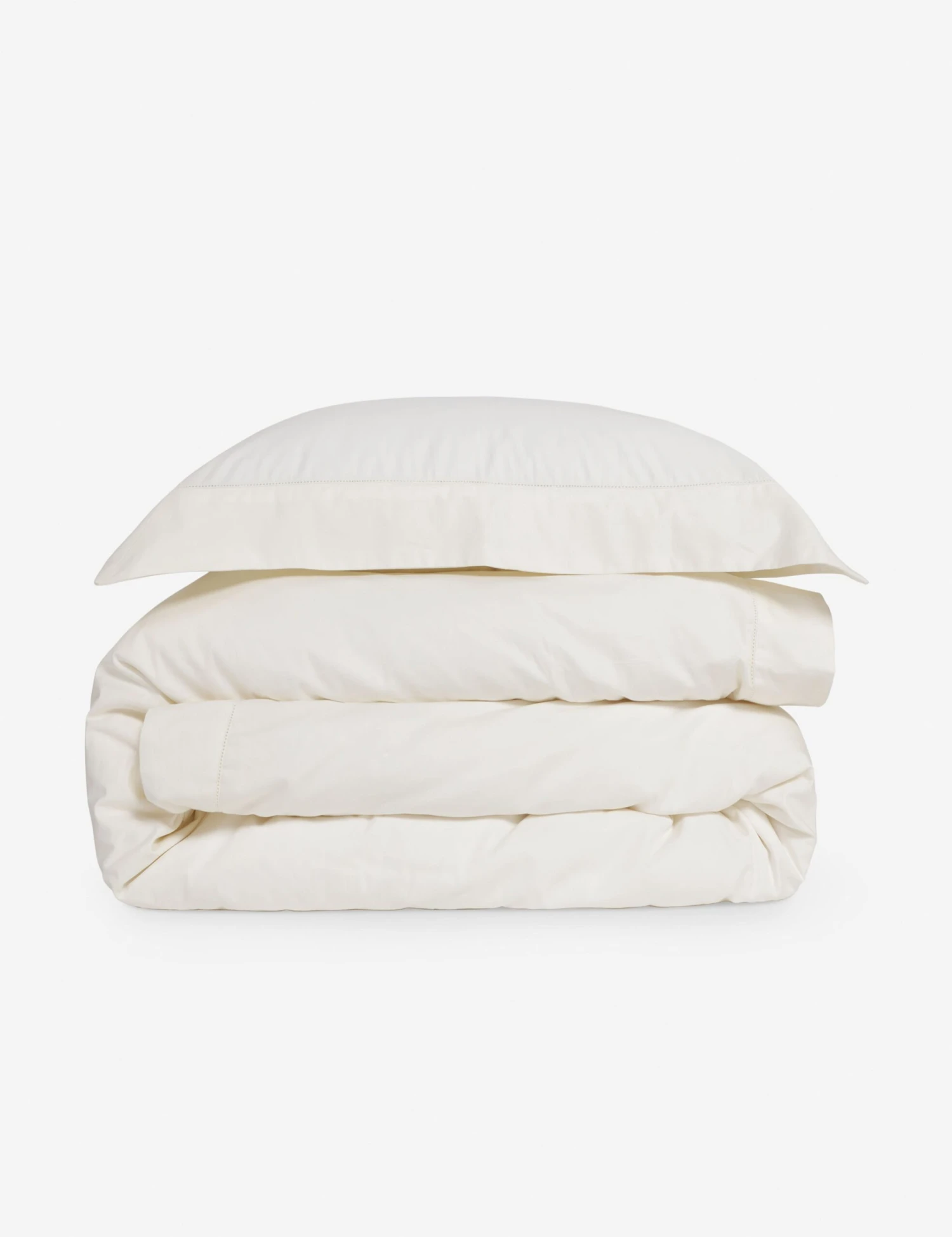 Classico Hemstitch Cotton Sateen Duvet Set By Pom Pom At Home 3 Classico Hemstitch Cotton Sateen Duvet Set By Pom Pom At Home - Image 3