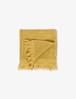 Ella Waffle Hand Towel By House No. 23 -KOKOLA Furniture Shop EllaHandTowel Mustard1 scaled