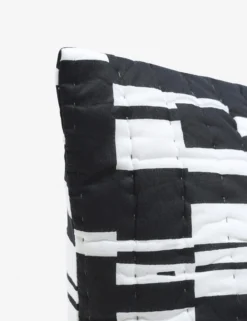 Gemma Sham, (Set Of 2) -KOKOLA Furniture Shop GemmaSham Standard BlackandNatural 2807 scaled