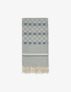 Logan Turkish Towel By House No. 23 -KOKOLA Furniture Shop HouseNo.23LoganTowel AegeanSea 9710