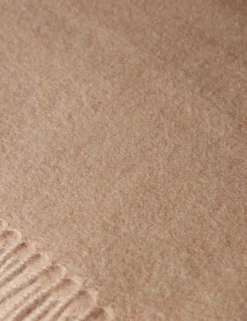 Lambswool Throw By Tartan Blanket Co -KOKOLA Furniture Shop LambswoolBlanketinSandMelange 2812 Swatch SITECROP scaled