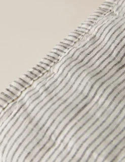 Lammin Linen Quilted Coverlet By Sarah Sherman Samuel -KOKOLA Furniture Shop LamminLinenCoverlet Black Ivory Queen Full A0656729 011 Product scaled