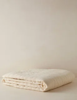 Lammin Linen Quilted Coverlet By Sarah Sherman Samuel -KOKOLA Furniture Shop LamminLinenCoverlet Goldenrod Queen Full A0656731 020 Product scaled
