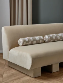 Irregular Checkerboard Bolster Pillow By Sarah Sherman Samuel -KOKOLA Furniture Shop LenaSectionalSofa 39