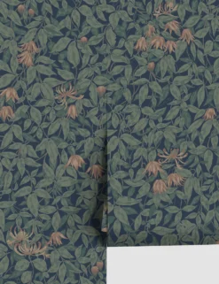 Scalamandre Linnea Wallpaper By Sandberg -KOKOLA Furniture Shop Linnea midnight blue 838 76 RollShot SITECROP scaled