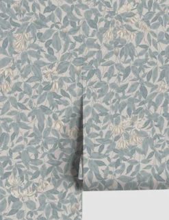 Scalamandre Linnea Wallpaper By Sandberg -KOKOLA Furniture Shop Linnea misty blue 838 36 RollShot SITECROP scaled
