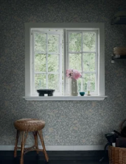 Scalamandre Linnea Wallpaper By Sandberg -KOKOLA Furniture Shop Linnea misty blue 838 36 SITECROP scaled