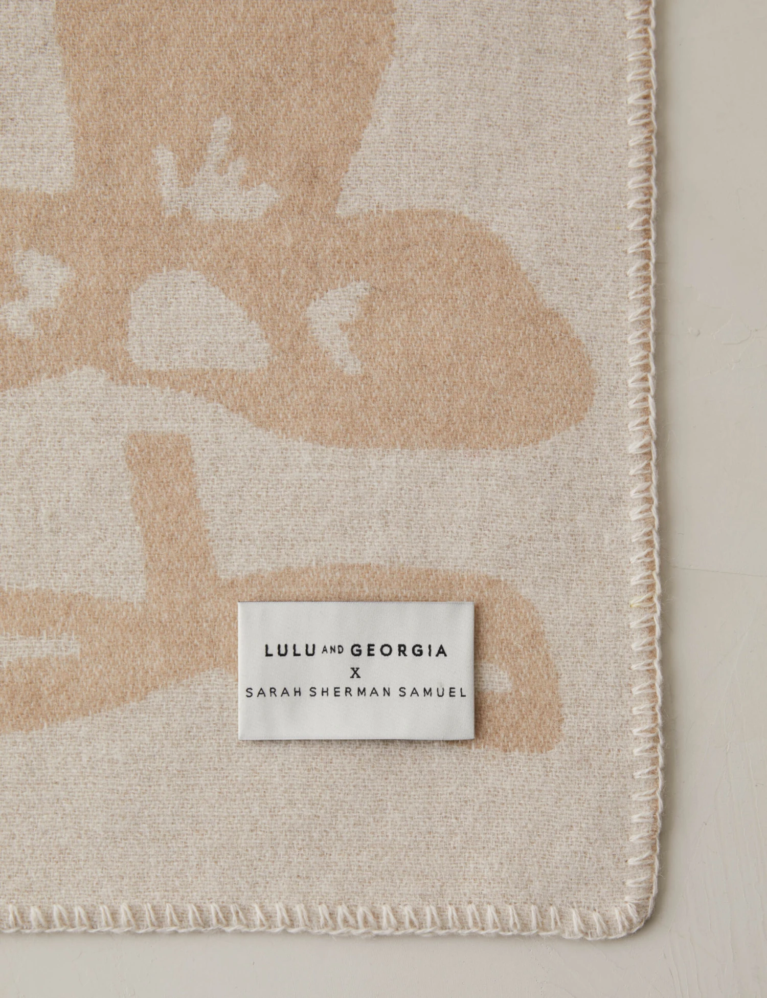 Apila Wool Throw By Sarah Sherman Samuel - Image 3