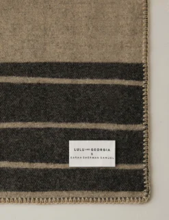 Checkered Wool Throw By Sarah Sherman Samuel -KOKOLA Furniture Shop Lulu and Georgia CheckeredThrowbySarahShermanSamuel Black Beige A0656785 151 Product scaled