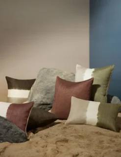 Grounded In Love Silk Pillow By James Perkins -KOKOLA Furniture Shop Lulu and Georgia James Perkins JamesPerkinsCollection PillowGroup 1119 SITE CROP Lifestyle 1 scaled