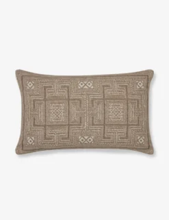 Azra Indoor / Outdoor Pillow By Sunbrella For Lulu And Georgia -KOKOLA Furniture Shop Lumbar Natural scaled