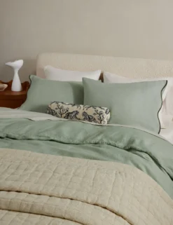 Essie Hemp Duvet Cover By Sarah Sherman Samuel -KOKOLA Furniture Shop OteliaHempDuvet Lichen Queen Full A0656696 4 Product scaled