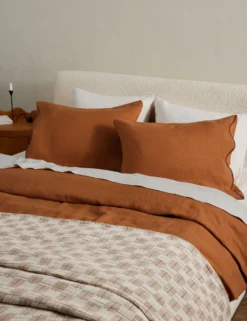 Essie Hemp Duvet Cover By Sarah Sherman Samuel -KOKOLA Furniture Shop OteliaHempDuvet Umber Queen Full A0656694 4 Product scaled