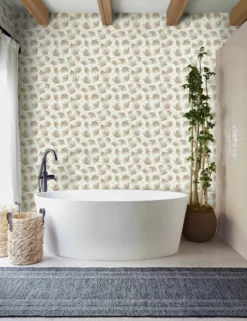 Palms Wallpaper By Rylee + Cru -KOKOLA Furniture Shop Palms BathroomVIgnettes 5216 scaled