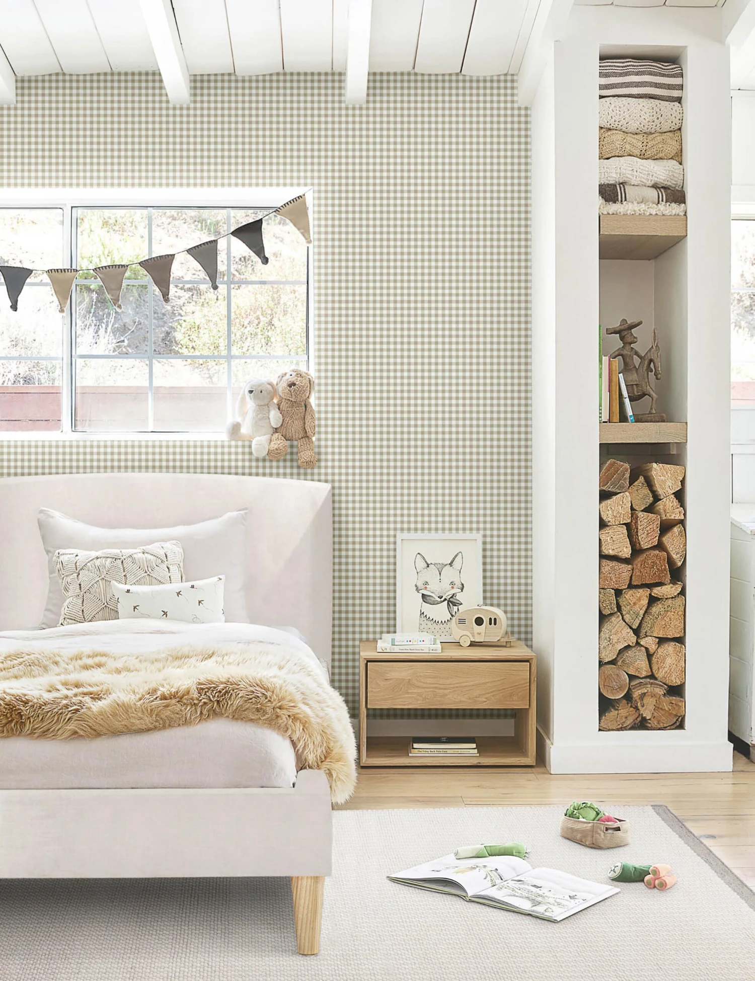 Gingham Wallpaper By Rylee + Cru 2 Gingham Wallpaper By Rylee + Cru - Image 2