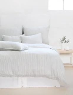 Connor Linen Cotton Sham By Pom Pom At Home -KOKOLA Furniture Shop PomPomatHomeConnorDuvet IvoryandDenim e9d5ac5b 6975 4907 be94 42f124a277e6
