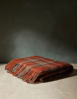 Recycled Wool Throw By Tartan Blanket Co -KOKOLA Furniture Shop RecycledWoolThrow StewartRoyalAn Product scaled