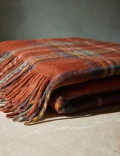 Recycled Wool Throw By Tartan Blanket Co -KOKOLA Furniture Shop RecycledWoolThrow StewartRoyalAntiqueTartanbyTartanBlanketCo 16187 Swatch SITECROP scaled