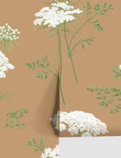 The Queens Lace Wallpaper By Sarah Jessica Parker -KOKOLA Furniture Shop SJP QueensLace Pecan scaled