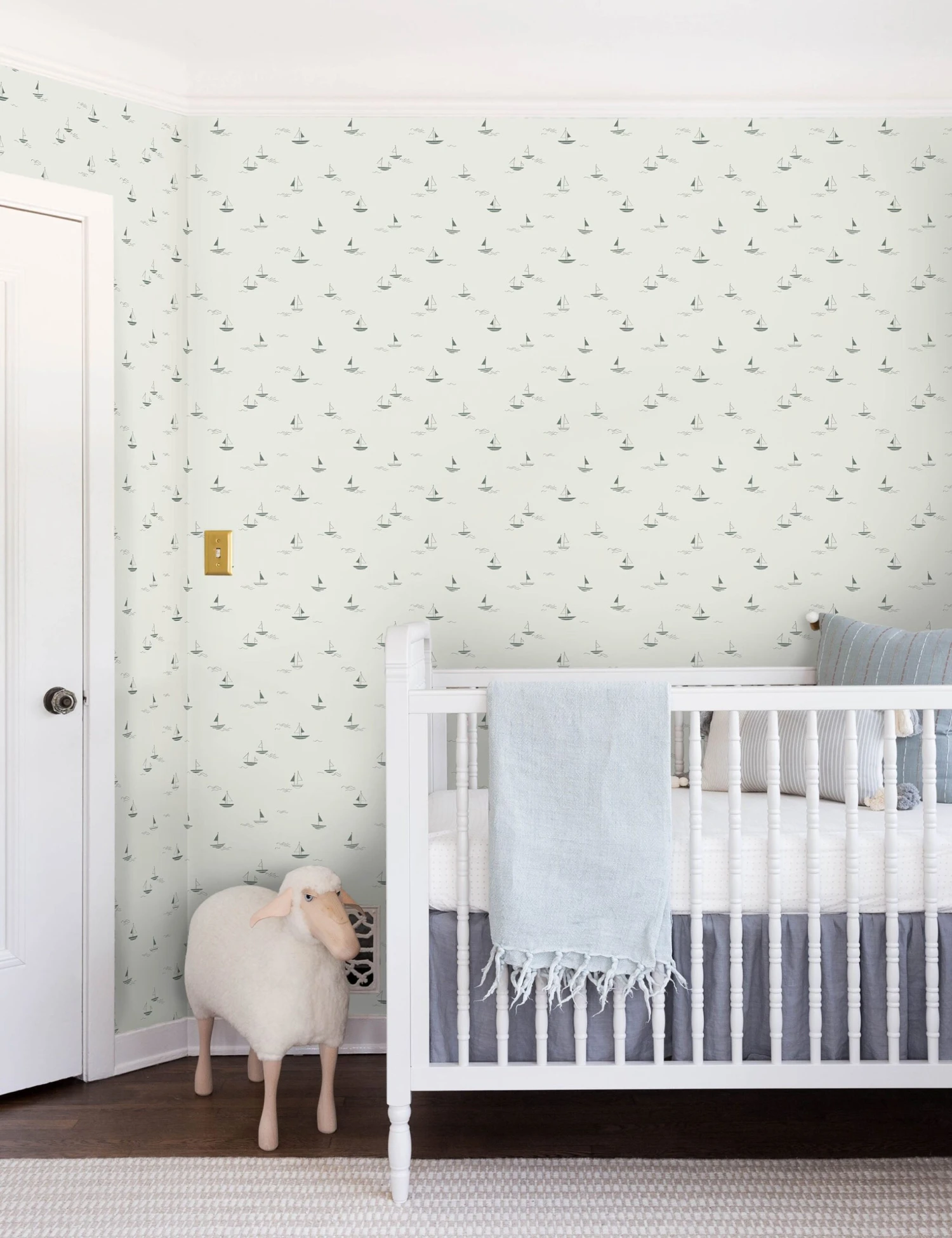 Sailboat Wallpaper By Rylee + Cru 3 Sailboat Wallpaper By Rylee + Cru - Image 3