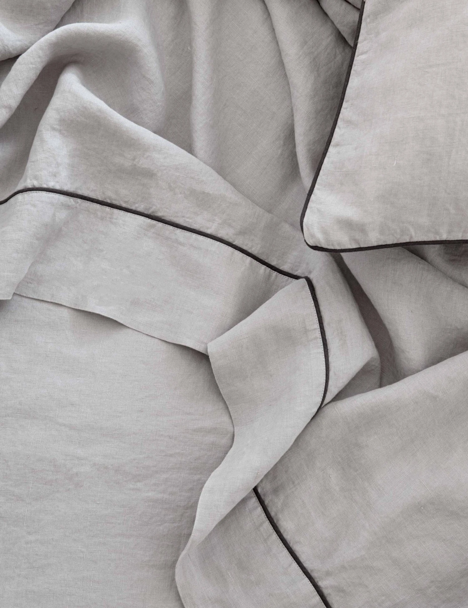 European Flax Piped Linen Flat Sheet By Cultiver 1 European Flax Piped Linen Flat Sheet By Cultiver