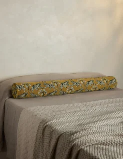 Tiger Long Bolster Pillow By Sarah Sherman Samuel 6 Tiger Long Bolster Pillow By Sarah Sherman Samuel -KOKOLA Furniture Shop TigerLongBolsterPillowbySarahShermanSamuel Gold A0655827B StudioLifestyle scaled