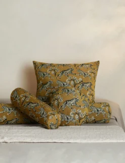 Tiger Long Bolster Pillow By Sarah Sherman Samuel 7 Tiger Long Bolster Pillow By Sarah Sherman Samuel -KOKOLA Furniture Shop TigerPillowbySarahShermanSamuel Gold A0655808B GROUP 2133 StudioLifestyle 06d47af5 b9d2 41c2 b255 fe037eeca1f3 scaled