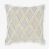 Gayel Linen Pillow, 22" X 22", Natural