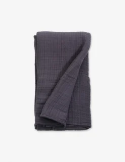 Arrowhead Textured Cotton Blanket By Pom Pom At Home -KOKOLA Furniture Shop arrowheadthrowslate