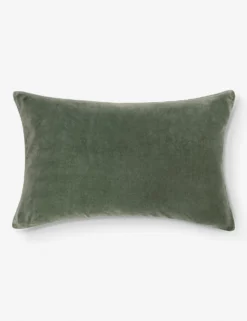 Charlotte Velvet Pillow -KOKOLA Furniture Shop charlotte velvet lumbar pillow moss 609 2 85ef6ec2 c7b2 4cf5 a20f d843893c8400