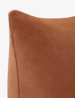Charlotte Velvet Pillow -KOKOLA Furniture Shop charlotte velvet pillow burnt orange a06501334 2 7aba795f 7809 4742 af97 f0cb5e161d25