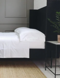 Classico Hemstitch Cotton Sateen Sheet Set By Pom Pom At Home -KOKOLA Furniture Shop classicowhitesheetsetcopy 1 scaled