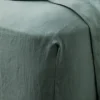 European Flax Linen Fitted Sheet By Cultiver