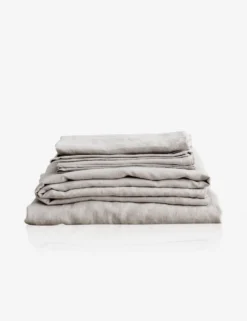 European Flax Linen Sheet Set By Cultiver 36 European Flax Linen Sheet Set By Cultiver -KOKOLA Furniture Shop cultiver linen bedding smoke grey sheet set 1 1 scaled