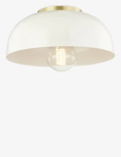 Dea Semi-Flush Mount Light -KOKOLA Furniture Shop dea flush mount light aged brass and cream 27f742eb 1626 4760 b276 94210b82b63a scaled