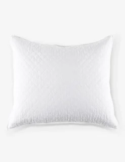 Hampton Quilted Sham By Pom Pom At Home -KOKOLA Furniture Shop hampton white euro scaled